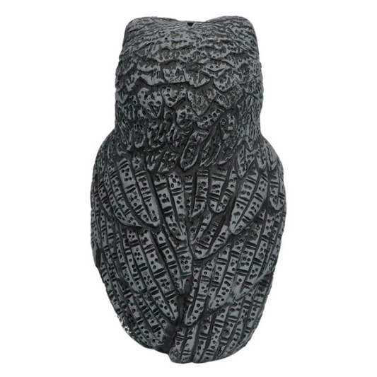 Ornement hibou artisanal – Figurine décorative charmante ou cadeau de collection