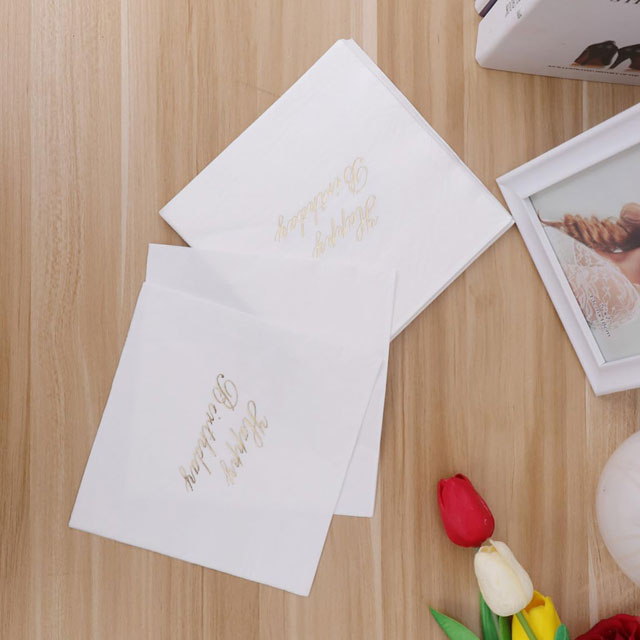 Happy Birthday Party Pack – Premium Decorative Paper Napkins for Weddings, Dinners &amp; Baby Showers