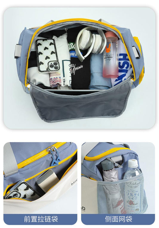 Vintage Foldable Large Duffle Colorful Bag