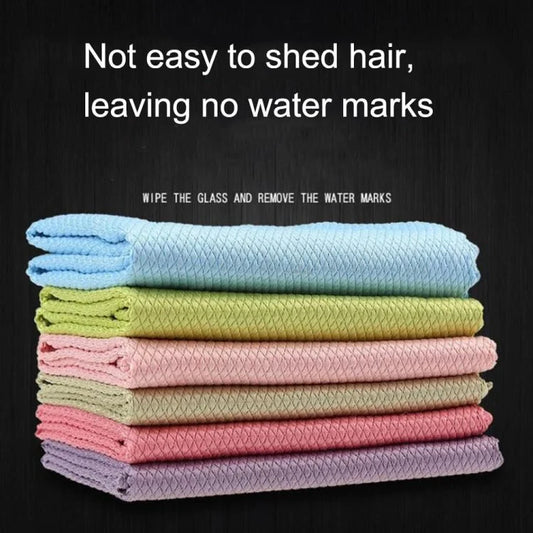Reusable Microfiber Cleaning Cloth Set (5 PCS) – Ultra Absorbent Kitchen & Dishwasher Cleaning Towels