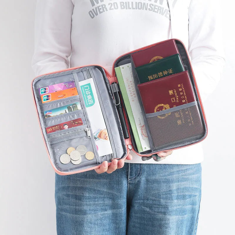 Portefeuille de voyage étanche et porte-passeport (EGB267)
