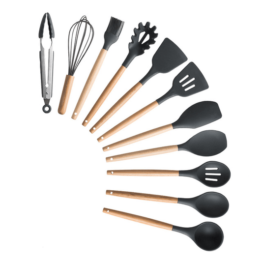 Ensemble de 12 ustensiles de cuisine en silicone