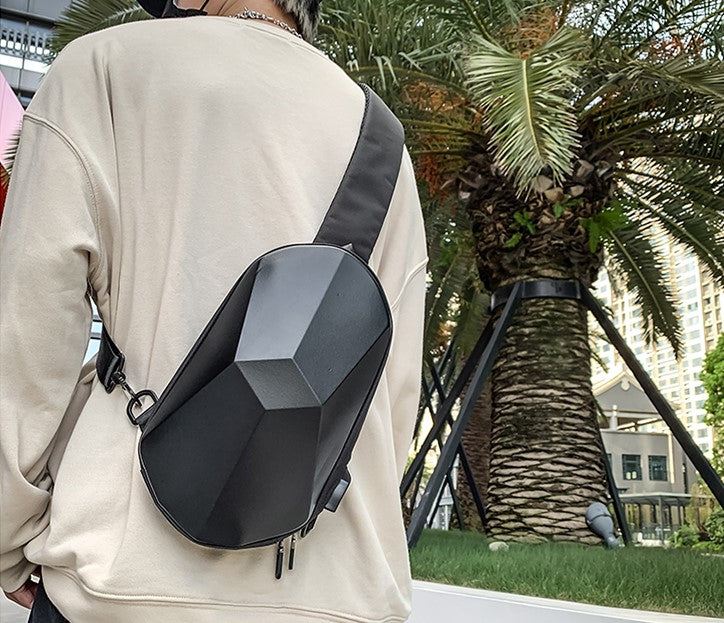 حقيبة كتف رجالية مقاومة للماء من VC Streetwear (EGB251)