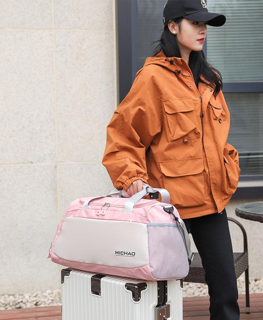 Vintage Foldable Large Duffle Colorful Bag