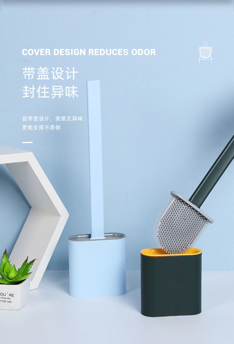 Ensemble de brosses de toilette à séchage rapide