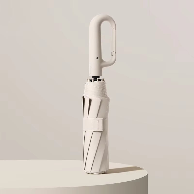 Extra Large Reinforced Wind-resistant Rain-resistant Dual-purpose UV-resistant Fully Automatic Ring-buckle Umbrella