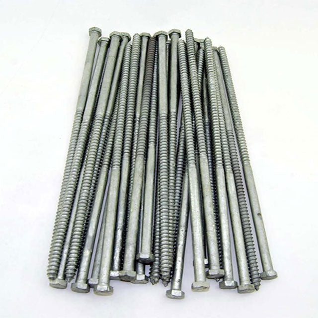 Heavy-Duty Galvanized Hex Head Bolts &amp; Wood Screws – Rust-Resistant Fasteners for Construction &amp; DIY Projects