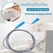 Heavy-Duty Handheld Sewer Unclogger – 2 METERS Flexible Pipe Auger – Manual Crank Drain Snake for Kitchen Sinks, Toilets, and Floor Drains