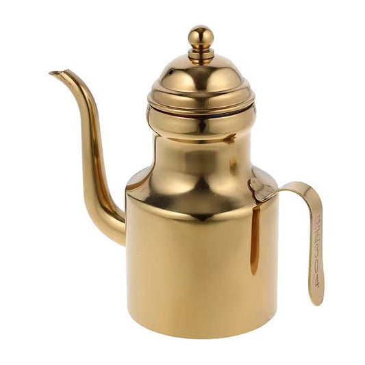 Hemoton Stainless Steel Olive Oil Dispenser – Leakproof Oil Can for Cooking & Salad Dressing Storage