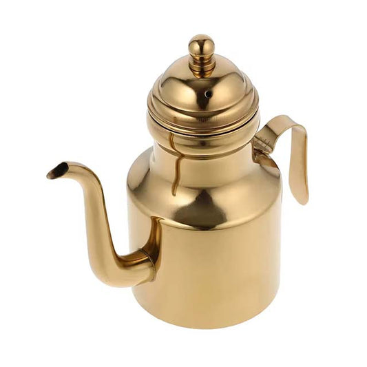 Hemoton Stainless Steel Olive Oil Dispenser – Leakproof Oil Can for Cooking & Salad Dressing Storage - Silver