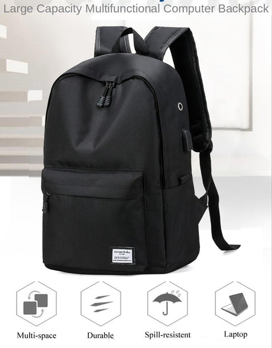 Sac à dos décontracté pour ordinateur portable avec port USB pour homme (EGB014)