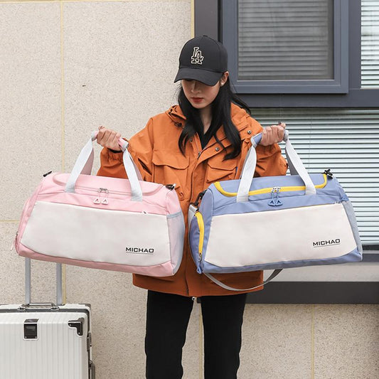 Vintage Foldable Large Duffle Colorful Bag