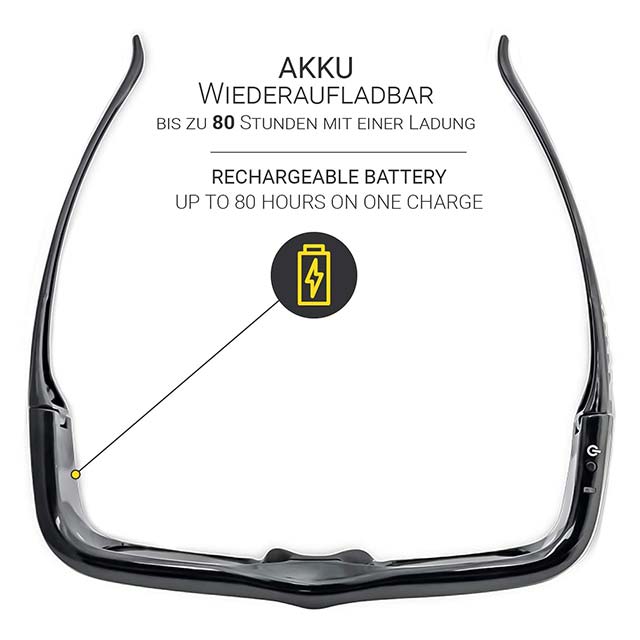 Hi-SHOCK BT Pro Black Diamond 3D Glasses - Bluetooth Series, 3D DLP LINK, UltraHD Viewing, Compatible with Sony, Samsung, Panasonic, Sharp, Toshiba &amp; LG 3D TVs