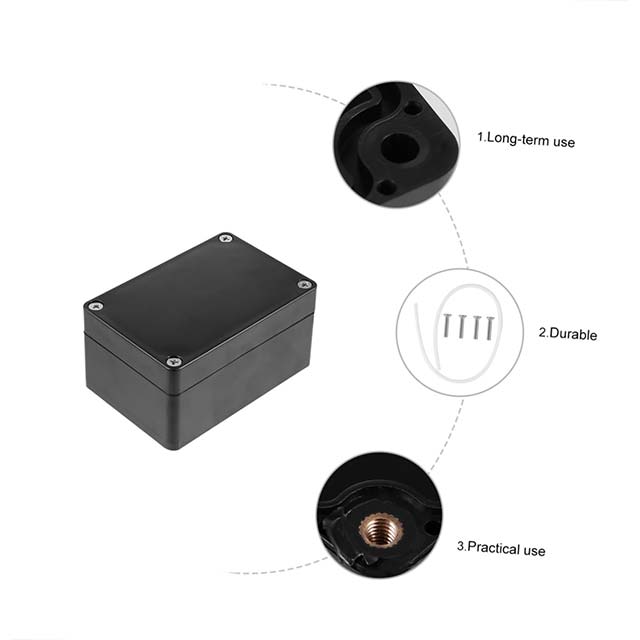 High Hardness Sealed Plastic Enclosure – Electronic Project Box &amp; Junction Case (1 Piece)