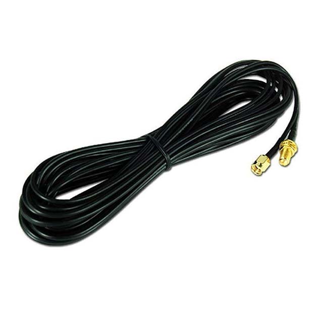 High-Performance SMA Male Plug to SMA Female Bulkhead WiFi Antenna Connector Extension with RG174 Cable – Durable RF Cable for Wireless Applications