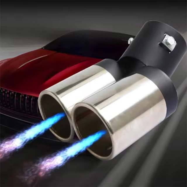 High-Performance Stainless Steel Dual Pipe Car Exhaust Muffler – Boost Vehicle Power &amp; Style Upgrade