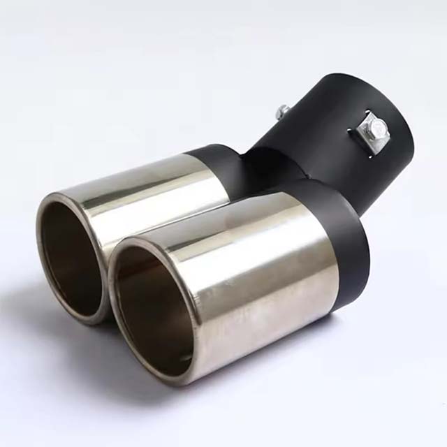 High-Performance Stainless Steel Dual Pipe Car Exhaust Muffler – Boost Vehicle Power &amp; Style Upgrade