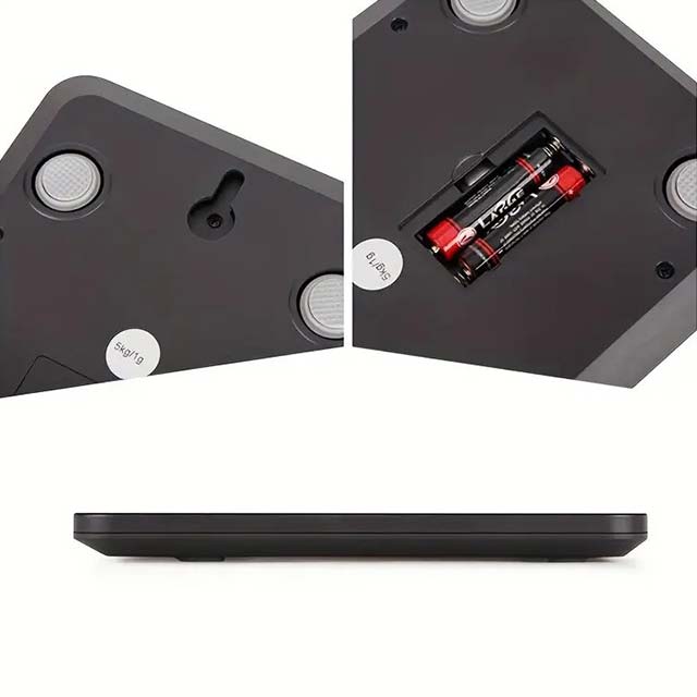 High Precision 10kg Digital Kitchen Scale - Stainless Steel Surface, Baking & Gram Weight Scale with Digital Display for Accurate Measurements