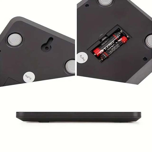 High Precision 10kg Digital Kitchen Scale - Stainless Steel Surface, Baking & Gram Weight Scale with Digital Display for Accurate Measurements