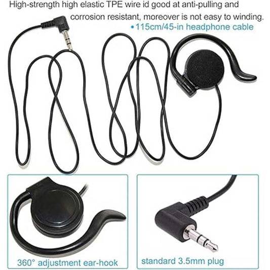 High-Quality 3.5mm Plug Headphones with Mic