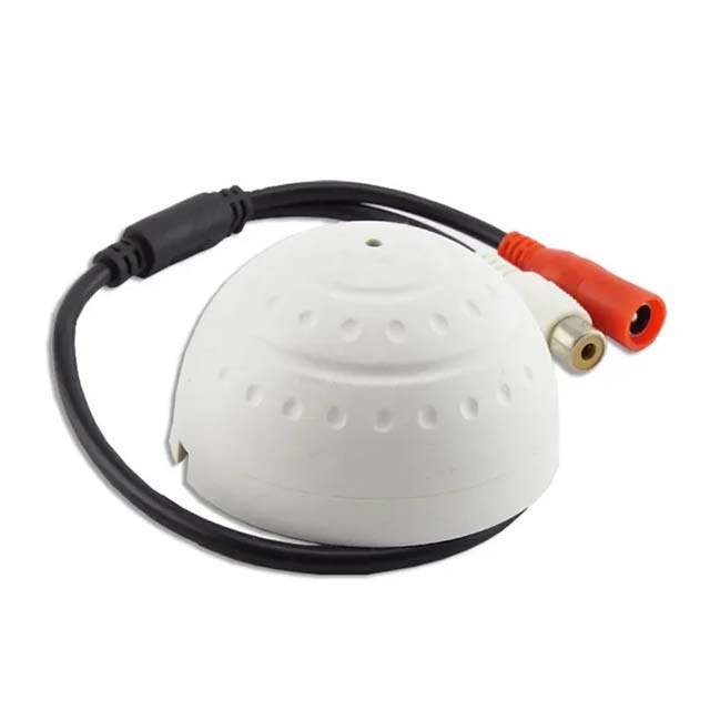 High Sensitivity Mini Audio Monitor Mic for CCTV Home Security &amp; Health Gear – External Sound Pickup for Surveillance Cameras