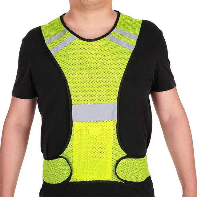 High Visibility Lightweight Breathable Mesh Reflective Vest – Safety Gear for Running, Jogging, Cycling &amp; Walking