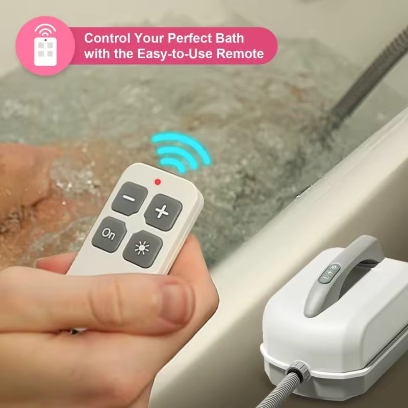 Home Spa Bath Bubble Massage Machine – Waterproof Non-Slip Surfing Massage Mat – Professional Body Relaxation SPA Machine with Bubble Jet Technology