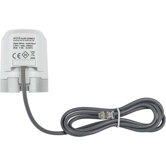 Homematic IP 153309A0 HmIP-VDMOT Actuator, 3.3 V, White