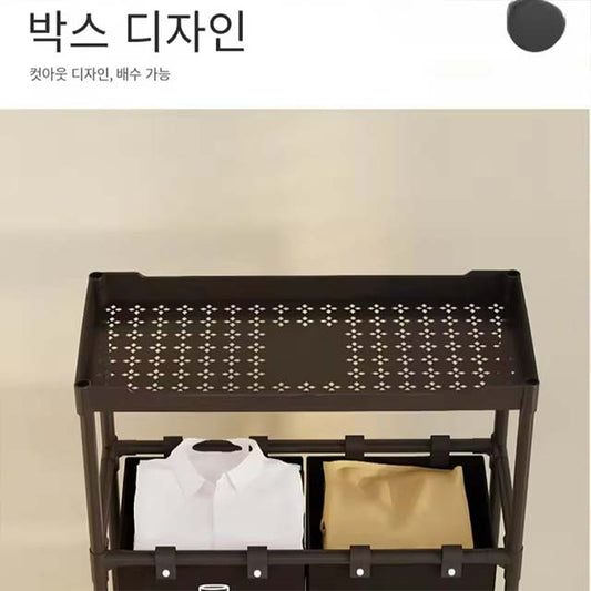 Clothes Storage Basket Household Laundry Basket Multifunctional Dirty Clothes Basket Balcony Storage Rack Dirty Clothes Basket