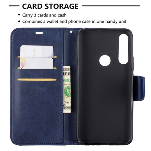 Huawei P Smart Z / Y9 Prime 2019 Blue PU Leather Wallet Case Cover with Card Slots – Premium Slim Protection