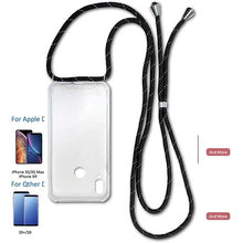 Huawei P20 Clear Transparent Phone Case with Chain