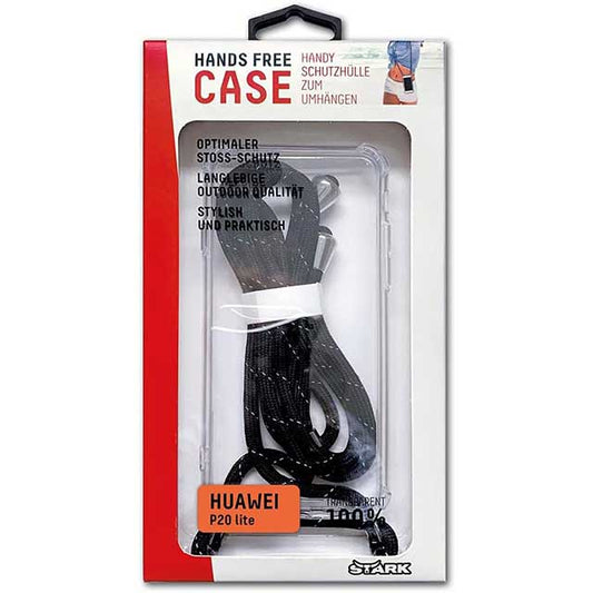 Huawei P20 Clear Transparent Phone Case with Chain