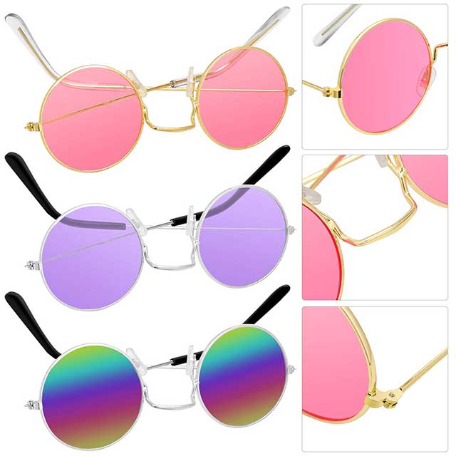 Hysagtek 9-Piece Hippie Costume Set