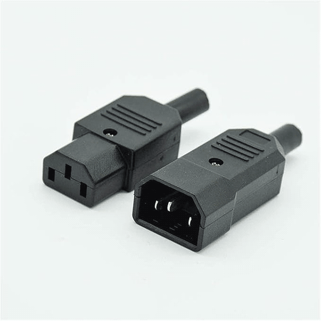 IEC Straight Cable Plug Connector