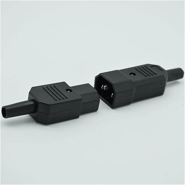 IEC Straight Cable Plug Connector