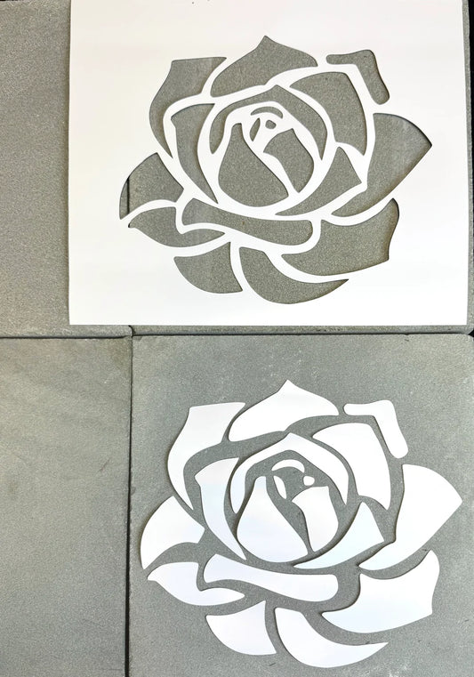 36-Piece Flower Blossom Pop-Out Stencil Set 12.5×12.5cm | Reusable Floral Painting Templates for DIY Crafts, Walls, Furniture & Fabric