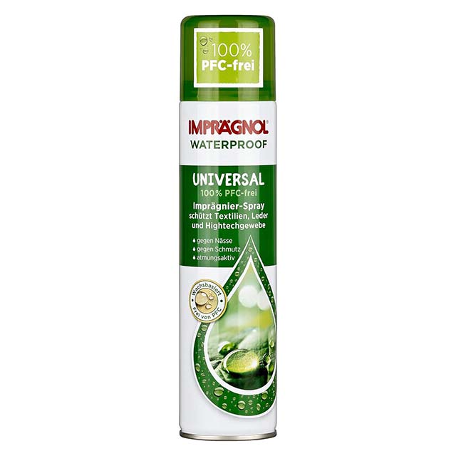 IMPRÄGNOL Waterproof Spray Universal 400 ml – 100% PFC-Free, Eco-Friendly Moisture &amp; Dirt Protection for Leather, Textiles &amp; High-Tech Fabrics, Breathable &amp; Long-Lasting Wax-Based Shield