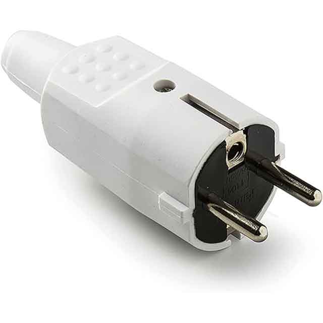 IP44 White Thermoplastic Rubber Plug