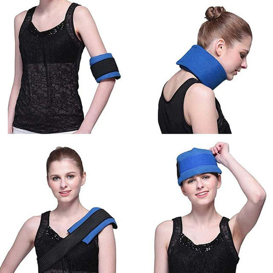 Icing Supporter Gel Ice Pack &amp; Cooling Pack – Strong Cold Therapy for Elbows, Forehead, Knees, Neck, Hands &amp; Thighs – Unisex Sports Support for Tennis, Baseball, Work &amp; Injury Relief