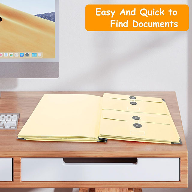 If I Die Binder & Important Document Organizer – In Case I Go Missing Folder with Labels & Pockets | Life Organizer for Passports, Photos & Letters