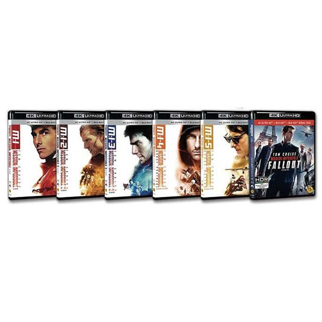 Mission: Impossible 6-Movie Collection – 4K Ultra HD, Blu‑ray &amp; Digital Bundle: Ultimate Spy Action Series
