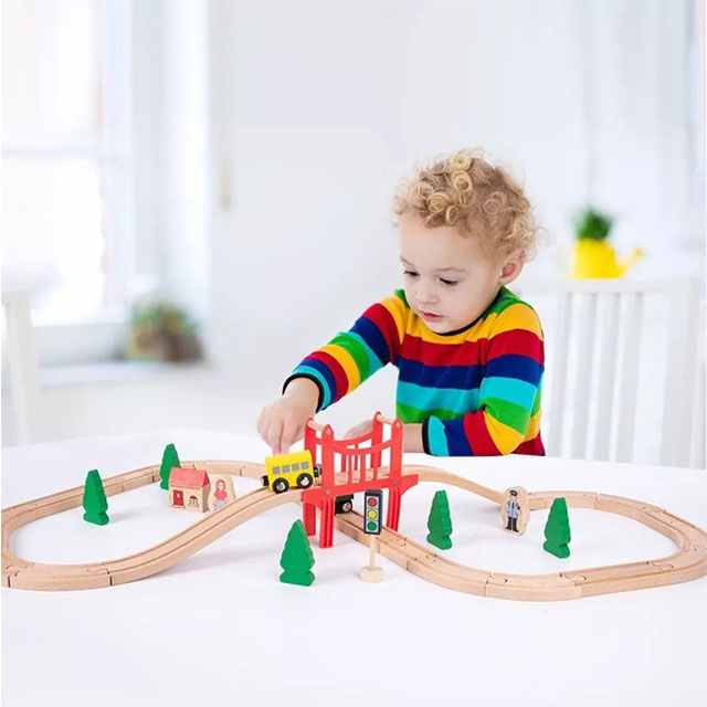 Innovative Kids' Educational Track Toy – Free-Splicing Creative Puzzle for Critical Thinking &amp; Enlightenment