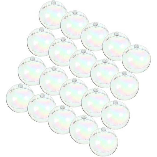 Iridescent Christmas Ball Ornaments