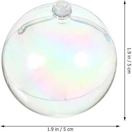 Iridescent Christmas Ball Ornaments