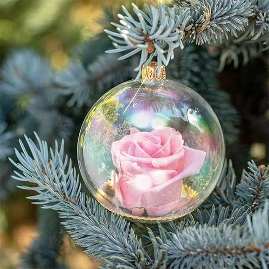 Iridescent Christmas Ball Ornaments