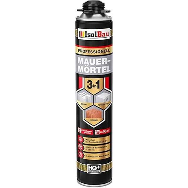 Isolbau 3-in-1 Adhesive Foam Gun for Mauermörtel