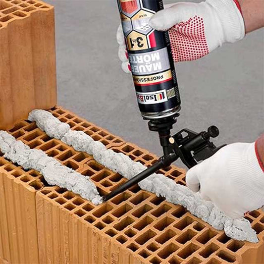 Isolbau 3-in-1 Adhesive Foam Gun for Mauermörtel