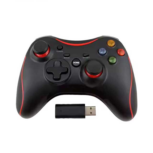 J HD-7001 Wireless Game Controller – Dual Joysticks, Crystal Buttons, Vibration Motor & Bluetooth Connectivity