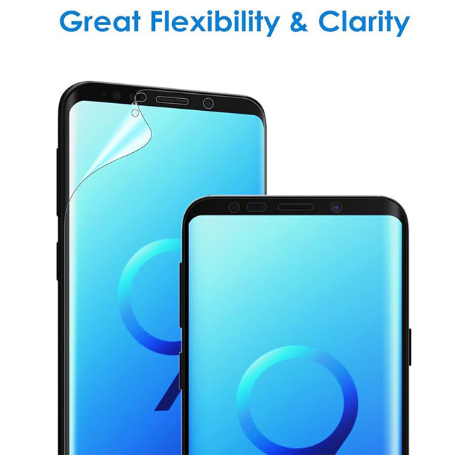 JETech TPU Ultra HD Screen Protector for Samsung Galaxy S9 – Case Friendly, Bubble-Free &amp; Anti-Scratch Film