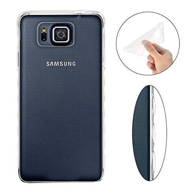 JOHNY 22 TOTO Design Soft Transparent Back Cover for Samsung Galaxy Alpha G850 – Ultra Slim, Durable Clear Phone Case